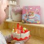 WOOPIE Gimtadienio tortas pjaustymui žvakės vaisiai 40 vnt.
