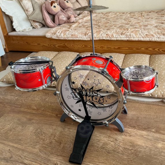 WOOPIE švietimo būgnų rinkinys vaikams mokytis muzikos