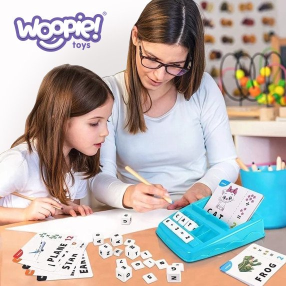 WOOPIE Edukacinė žaidimų sistema mokytis anglų kalbos ir matematikos