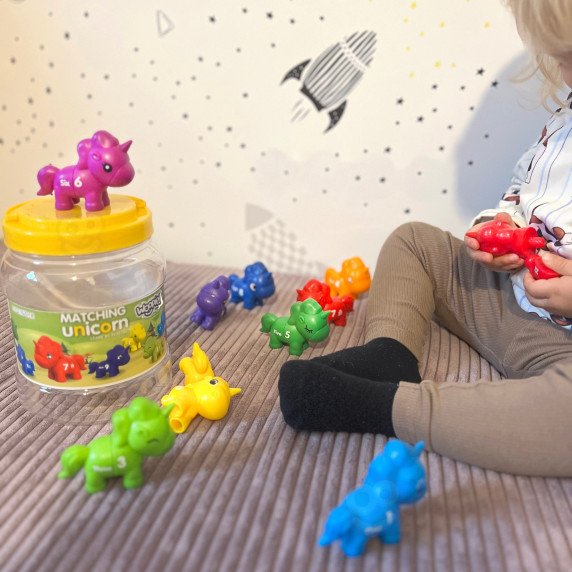 WOOPIE Montessori mokymasis skaičiais spalvomis rinkinys vieta sujungti 