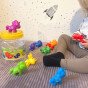 WOOPIE Montessori mokymasis skaičiais spalvomis rinkinys vieta sujungti 