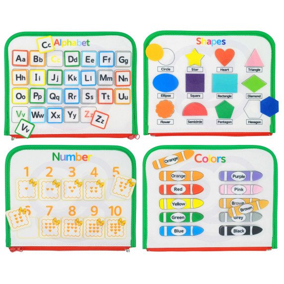 WOOPIE Montessori Edukacinis Kubas Knyga - Kalėdinė Leidimas