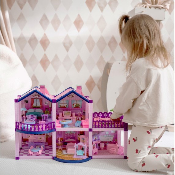 WOOPIE Arklių lėlių namas PONY FANTASY VILLA 120 vnt.