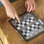 WOOPIE IQ 2-in-1 Magnetinis Šachmatai ir Žaidimas Šeškai Kelioninėje Dėžutėje
