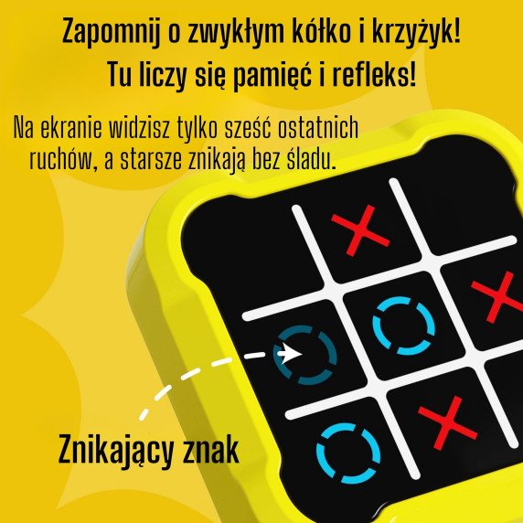 WOOPIE Elektroninė Kryžiukai-Nuliukai Loginė Mokomoji Žaidimų Mašina su 4 Žaidimo Režimais