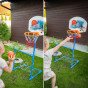 WOOPIE 2-in-1 krepšinio vartai + kamuolių rinkinys