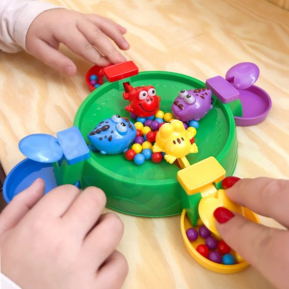 WOOPIE Arkadinė stalo žaidimo HUNGRY HAPPY FROG AND CROCODILES 3+