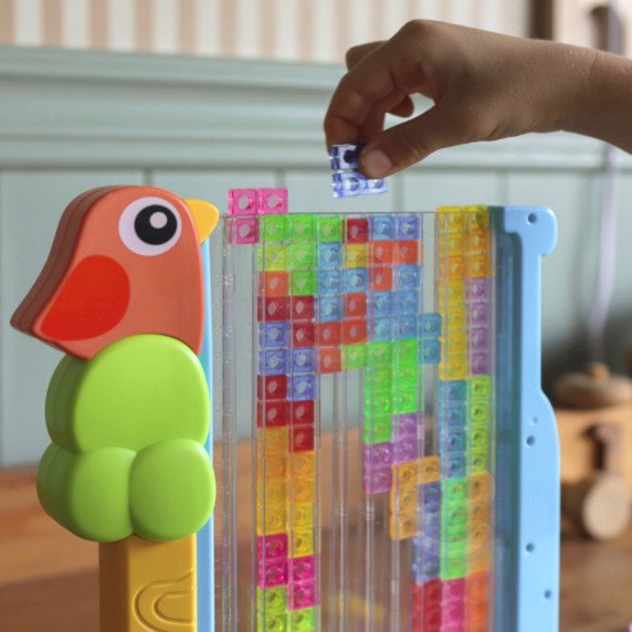WOOPIE Mokomasis Žaidimas Tetris Spalvoti Blokai