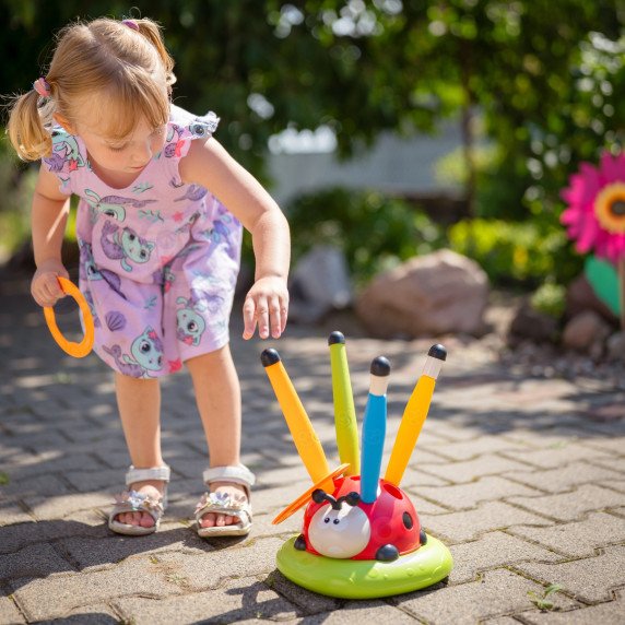 WOOPIE 3-in-1 Arkadinė žaidimų raketa Lėkimo virvė Mėtymas į taikinį Nykštukas