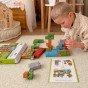 WOOPIE Magnetiniai Konstrukciniai Blokai Blokų Pasaulis 108 vnt.