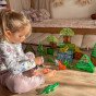 WOOPIE Magnetinės Konstrukcijos Kubai 3D Mokomasis Rinkinys Reti Gyvūnai 45 vnt.