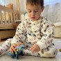 WOOPIE Dinozaurai sukti 3 dalimis konstrukcijos rinkinys dėžutėje + gręžtuvas ir atskaitiklis