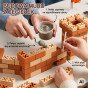 WOOPIE DIY plytų pilis statybos rinkinys 273 vnt. Statybinės plytelės