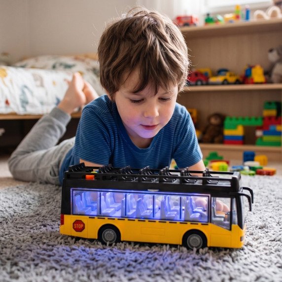 WOOPIE autobusas su šviesomis ir atsiveriančiais durimis
