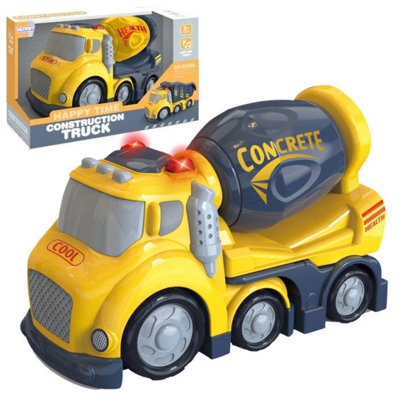 WOOPIE Cement Mixer City Truck Garsas ir Šviesos Efektai