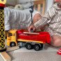 WOOPIE 1:12 Mastelio Statybinis Dėlių Gervės Automobilis su Šviesos ir Garso Efektais