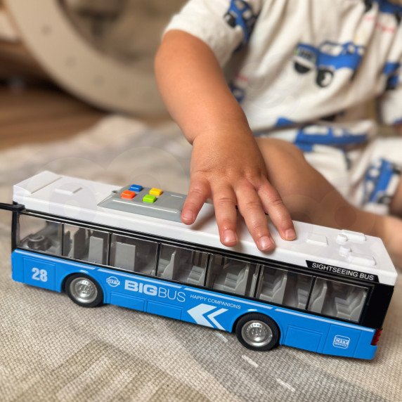 Interaktyvus elektrinis miesto autobusas WOOPIE 1:16