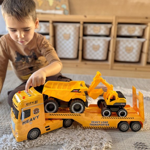 WOOPIE statybos transporto vilkikas Tow Truck