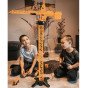 WOOPIE Nuotolinio valdymo krautuvas 103cm R/C sunkvežimis ekskavatorius + 4 priedai.