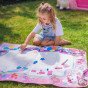 WOOPIE Vandens tapybos kilimėlis 2 į 1 XXL 100x70 cm Švyti tamsoje