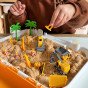 WOOPIE Kinetic Smėlis 1 kg Smėlio dėžės statybos rinkinys lagamine