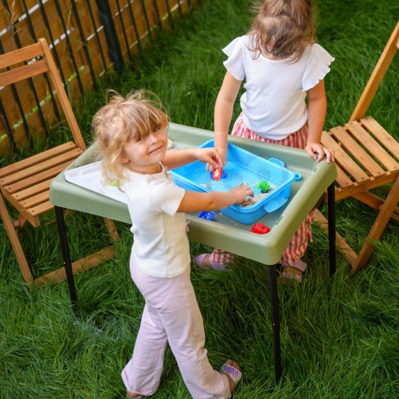 WOOPIE Kinetic Sand Magic vandeniui 18 dalų rinkinys su dėžute