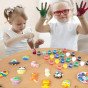WOOPIE DIY tapybos rinkinys: Pasidarykite gipso liejamų figūrėlių ir juos nudažykite - dinozaurų rinkinys