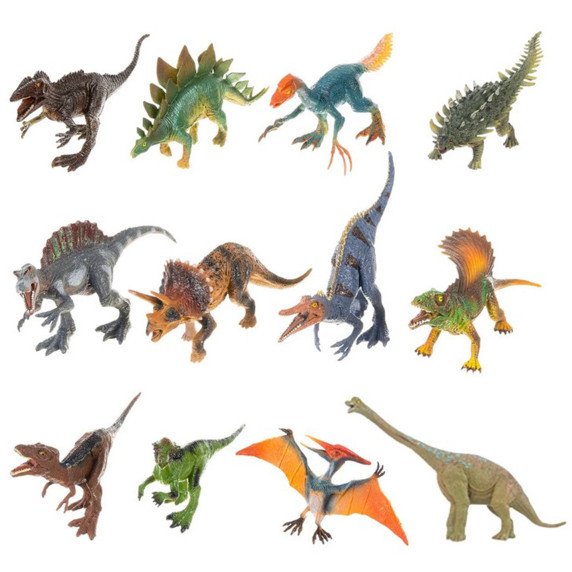 Didelių dinozaurų XXL figūrų rinkinys WOOPIE + kilimas 