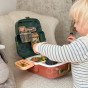 WOOPIE Dinozaurų Pasaulio lagaminas - Edukacinė Dinozaurų Tyrėjo Rinkinys