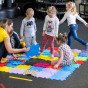 WOOPIE Jutiklinė Kilimėlė Ortopedinė Mįslė 7 dalių + 4 mažieji