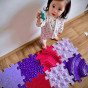 WOOPIE Jutiklinė Kojinė Ortopedinė Gudrybės 11 Dalys - Rožinė/Violetinė