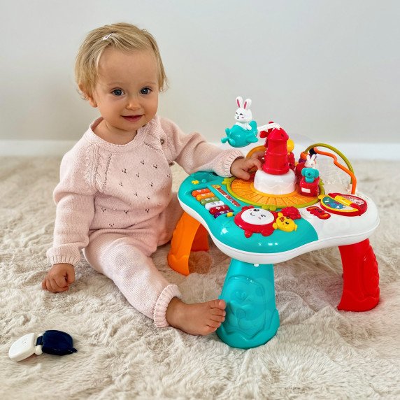 WOOPIE BABY 2-i-1 interaktyvus edukacinis stalas, Fortepijono garsai