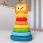 WOOPIE BABY Sensorinis piramidės bokštas PUZZLE Lion 6 mėn. ir vyresniems