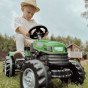 WOOPIE Farmer GoTrac MAXI Pedažinis traktorius su tyliais ratais priekabai