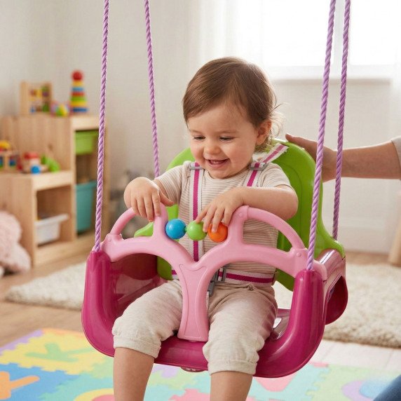 WOOPIE Swing 3 in 1 Rožinė