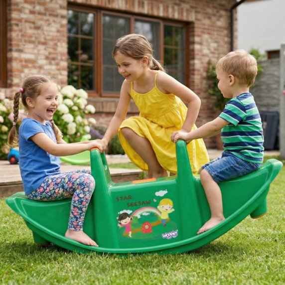 WOOPIE Daugiau nei vieno žmogaus svirpliukas STAR Balanso bučinys Žalias