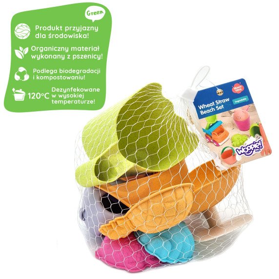 WOOPIE GREEN Nagų smėlio rinkinys 7 vnt. NUOSĖDŽIŲ ORGANINIS MATERIALIZMAS