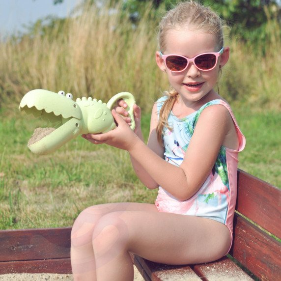 WOOPIE GREEN krokodilų smėlio ir vandens kiauras Žalias BIODEGRADUOJAMAS ORGANINIS MEDŽIAGAS