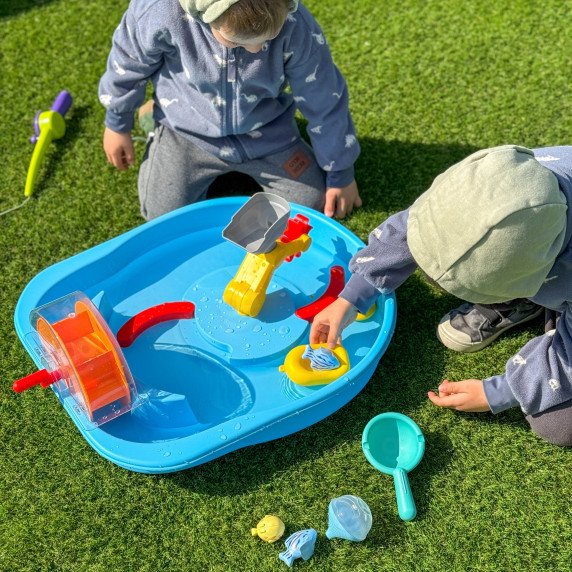 WOOPIE Vandens trasa 2in1 Žvejybos žaidimas 14 vnt.