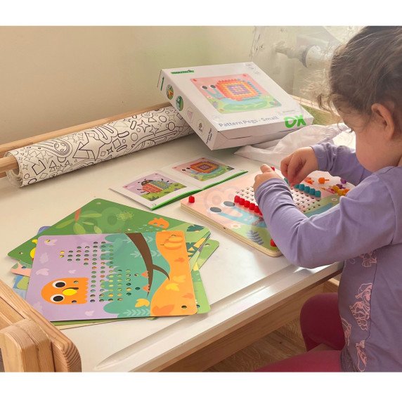TOOKY TOY galvosūkis su smeigtukais ir laipteliais