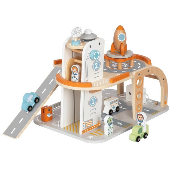 TOOKY TOY Medinis kosmoso stotelė su aikštele