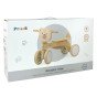 VIGA PolarB medinis riedulys Ruda Teddy Bear su minkštais ratais.