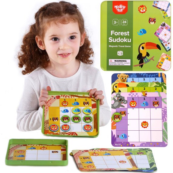 TOOKY TOY Sudokų žaidimas vaikams miško versija