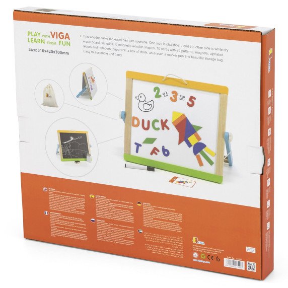 VIGA 2-in-1 Magnetinis lenta su priedais