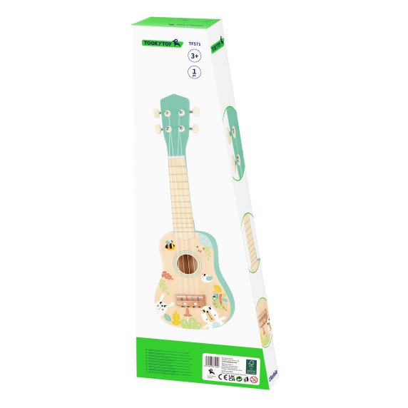 TOOKY TOY medinis ukulelės gitara vaikams nuo 3 metų