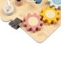 TOOKY TOY Didelė medinė manipuliavimo lentos namas - Veiklos centras