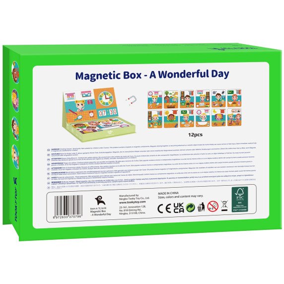TOOKY TOY Medinis galvosūkis Magnetinė dėžutė