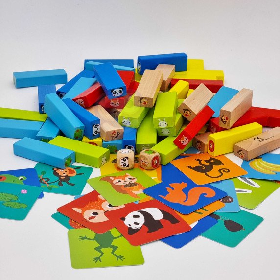 TOOKY TOY Gyvūnų Žaidimų Salė 82 vnt.
