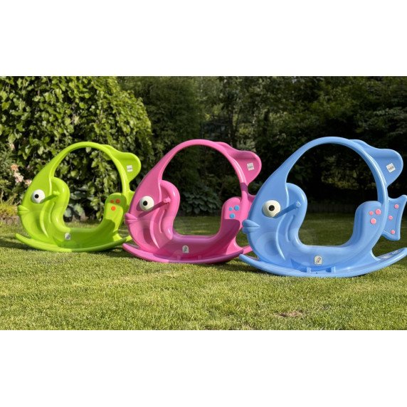 WOOPIE Mėlynas žuvies supamasis gultas iki 35 kg