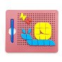 WOOPIE Magnetinis puzzle 2 į 1 Magnetinė piešimo lenta su 112 detalių.